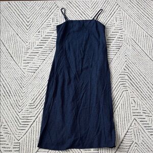 Banana Republic Linen Blend Midi Dress